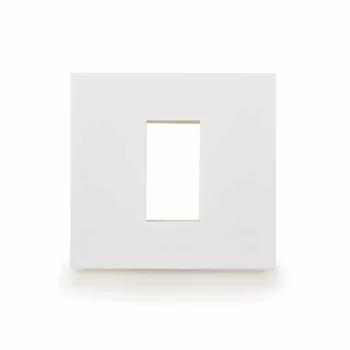 Anchor Penta Module  1 Module White Plate  | High Durability | Compact, Single-Module Faceplate | Versatile Use | Sleek White Finish | Robust Build | Wall Cover