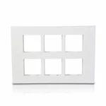 Anchor Penta Module 12 Module Horizontal Plate | White, Spacious Layout | Horizontal Arrangement | Ideal For Home And Offices Installations | Easy Mounting