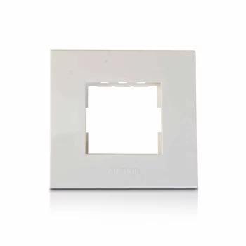 Anchor Penta Module 2 Module Switch Cover Plate | Double-Module Switch Plate | Wall-Mounted | Durable Anchor Penta Faceplate | Clean White Finish | Compact Design