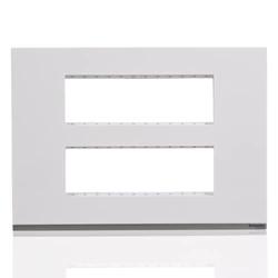 Schneider Unica 12 Module Plastic Surround Grid Plate | White Colour | Cover Plate | Switch Board Cover | Switch Panel  