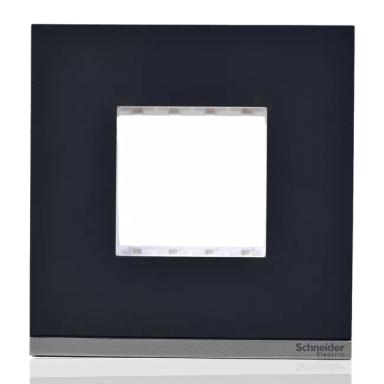 Schneider Unica Plastic Surround Grid Plate | 2 Module | Grey Colour | Cover Frame | Switch Panel | Switch Board Plate  