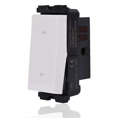 Norisys Cube 6 Amp 2 Way Switch | 1 Module Switch | Glossy Cube | Electric Toggle | Power Switch | Electrical Fittings