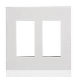 Norisys Cube Flat 5 Grid Plate | 8 Module | Frost White Finish | Switch Plate | Switch Board Cover | Switch Panel | Bezel