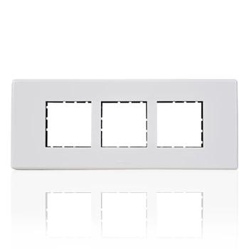 Havells Front Switch Cover Plate | 6 Module | Easy Installation | Protection Barrier | Switch Plate | Wall Plate | Faceplate