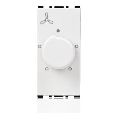 Havells 1 Module Fan Speed Controller | Glossy White Finish | 4 Plus 1 Speed Level | Fan Regulator | Ceiling Fan Regulator