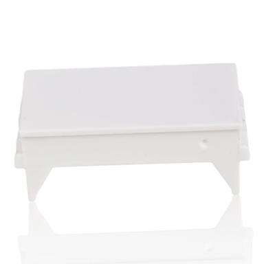 Havells Fabio Switch Plate | 1 Module | Glossy White Finish | Blank Cover | Blanking Plate | Dummy Plate | Plate Cover  