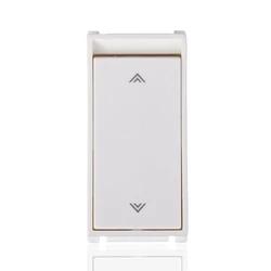 Goldmedal Air Aero 2 Way Switch | 10 Amp | 1 Module | Absolute White Finish | Luxurious Look | Multi-Way Electric Switch