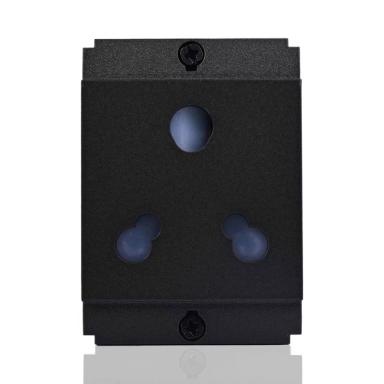 Norisys 6 And 16 Amp 3-Pin Socket | Square Shape | Wall Socket | Power Outlet | Dual Socket | Modern Home Design Socket 