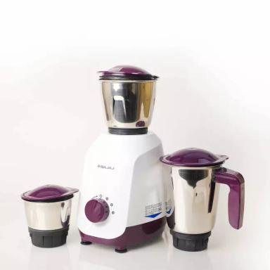 Bajaj 500W Ninja Elegance Purple Mixer Grinder | Kitchen Grinder | Ergonomic Handle | Dura Cut Blades | Powerful And high-performance | Approved by BIS