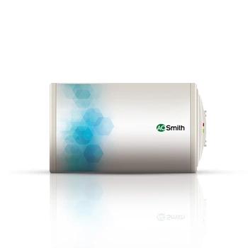 AO Smith Elegance Horizontal Storage Water Heater | 15L | White And Blue Colour | 2000W | Incoloy Heating Element | 3 Star