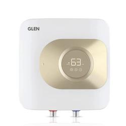 Glen Smart Square Storage Water Heater | 15L | Golden Colour | 2000W | Digital Controls With Remote | 4 Star | Square Shape