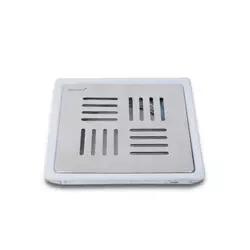 Goeka Maze Stainless Steel 6 Inch Grating | Ground Drain | Silver Subfloor Drain With Sleek And Durable Design | Rust Resistant