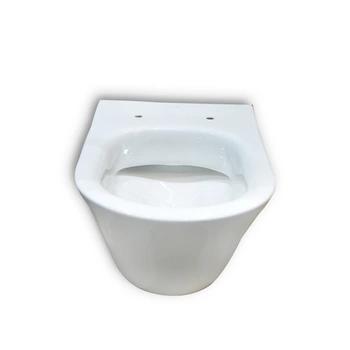 Kohler Vive Front Toilet With Skirted Trap Way | Wall Hung | Round Shape | White Colour | Dual Flush | Skirted Trap Way And Rimless Design